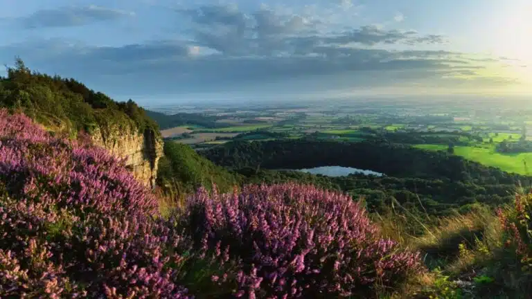 English countryside overlooking Gormire Lake